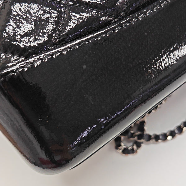 GABRIELLE Small Quilted Lambskin Black