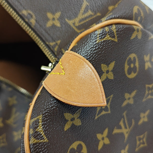 SAC SOUPLE 55 Monogram Coated Canvas Brown
