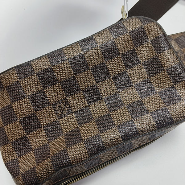 GÉRONIMOS Damier Ebene Coated Canvas Brown
