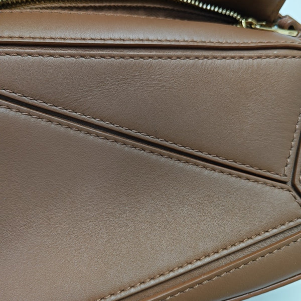 Puzzle Mini Calfskin Brown