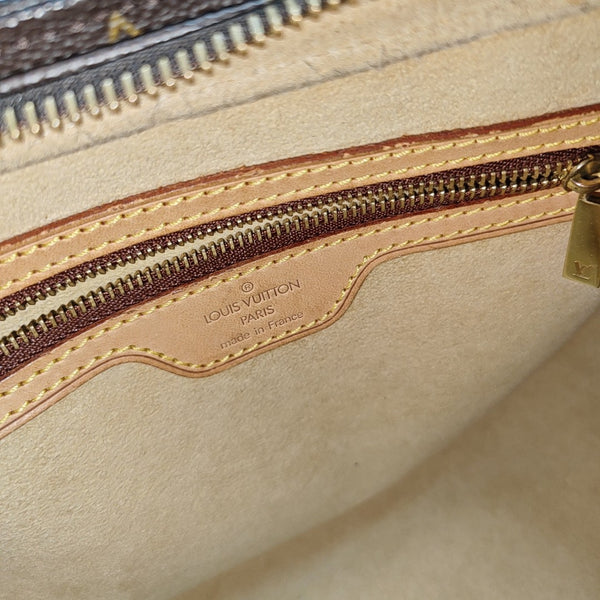 LOOPING MM Monogram Coated Canvas Brown