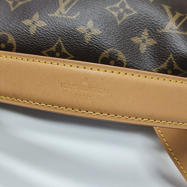 SIDE TRUNK MM Monogram Coated Canvas Brown