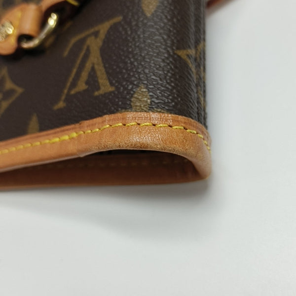 NEVERFULL MM Monogram Coated Canvas Brown