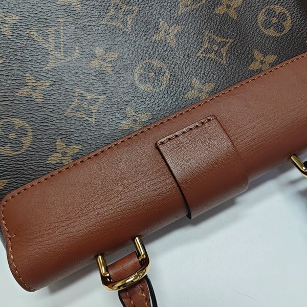 LOCKY BB Monogram Coated Canvas Brown