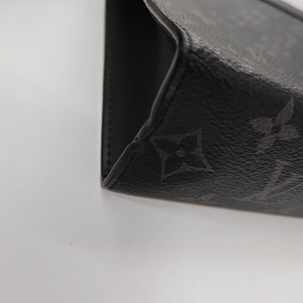 Pochette Voyag MM Monogram Coated Canvas Black