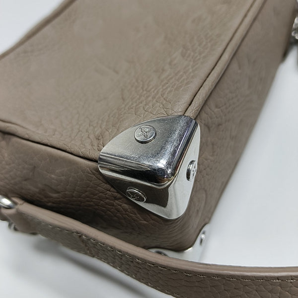 SOFT TRUNK Mini Monogram Calfskin Gray
