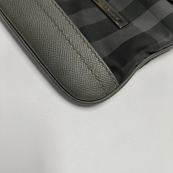 Fabric Shoulder Bag Gray