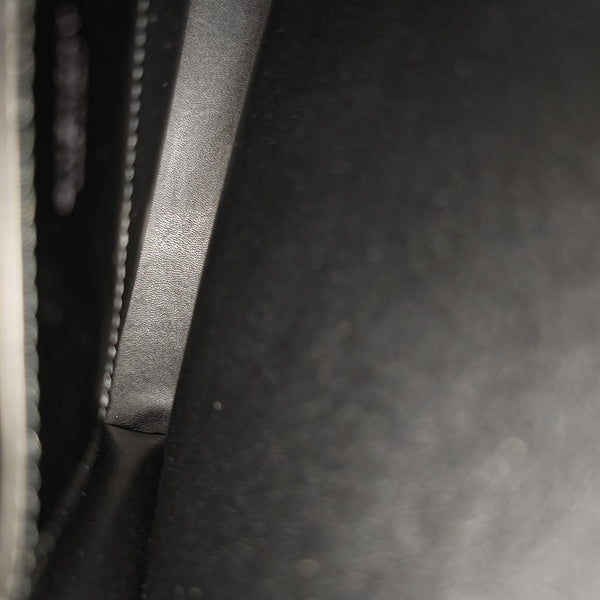 Leather Shoulder Bag Black