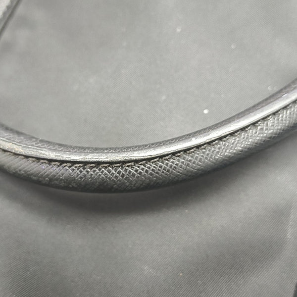 Nylon Top Handle Bag Black