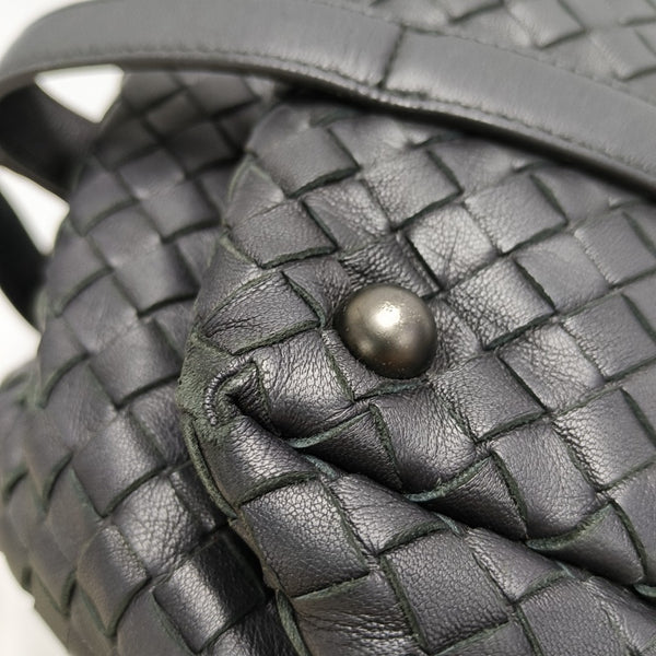Lambskin Top Handle Bag Black