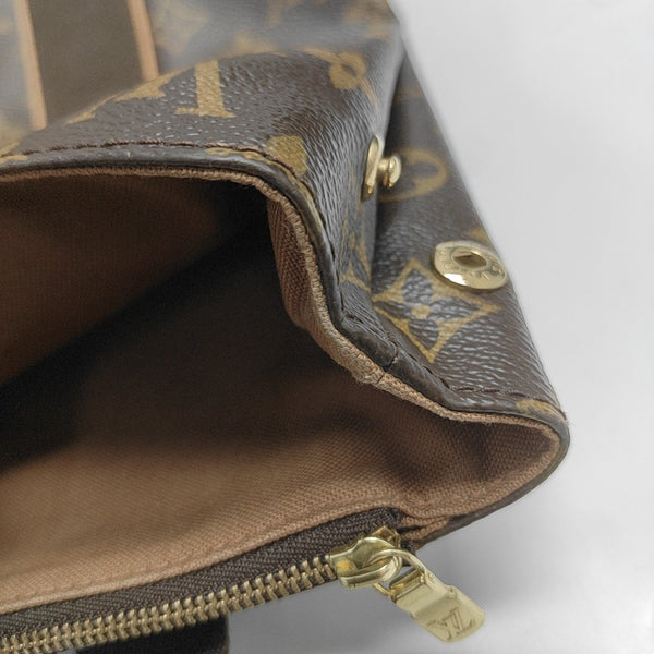 VINTAGE BEAUBOURG Monogram Coated Canvas Brown