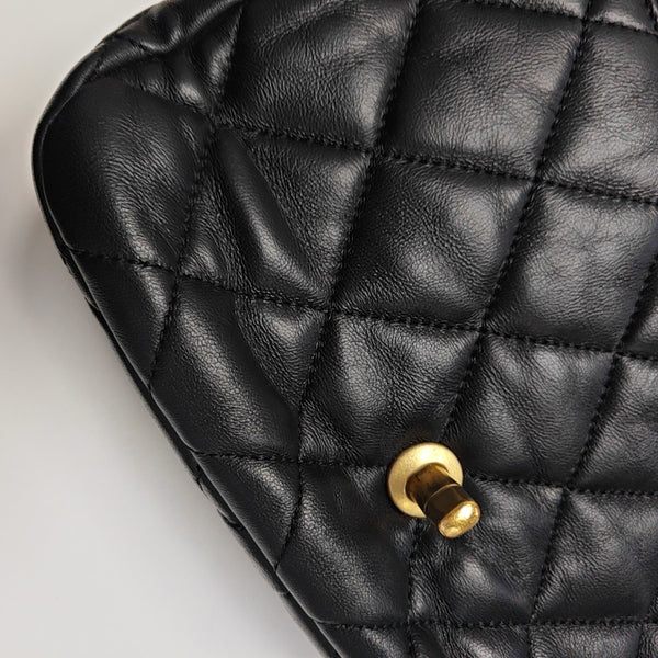 CLASSIC FLAP Mini Quilted Lambskin Black