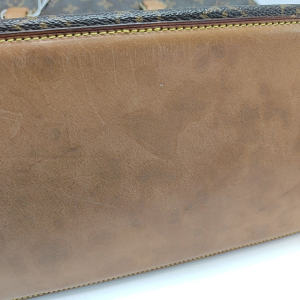 PIANO Monogram Coated Canvas Brown