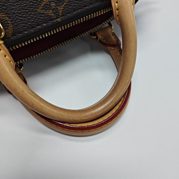 SPEEDY 20 Monogram Coated Canvas Brown