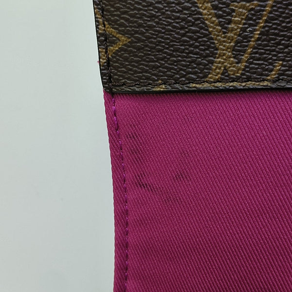 CLUNY Monogram Coated Canvas Brown