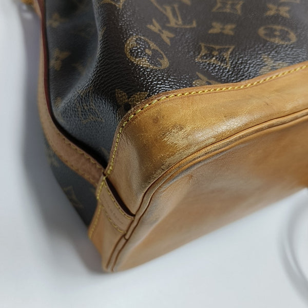 NOÉ BB Monogram Coated Canvas Brown