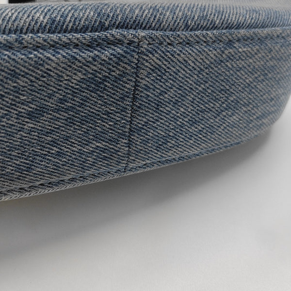 Denim Top Handle Bag Blue