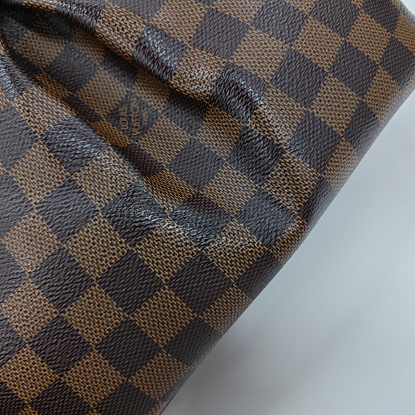 SIENA Damier Ebene Coated Canvas Brown