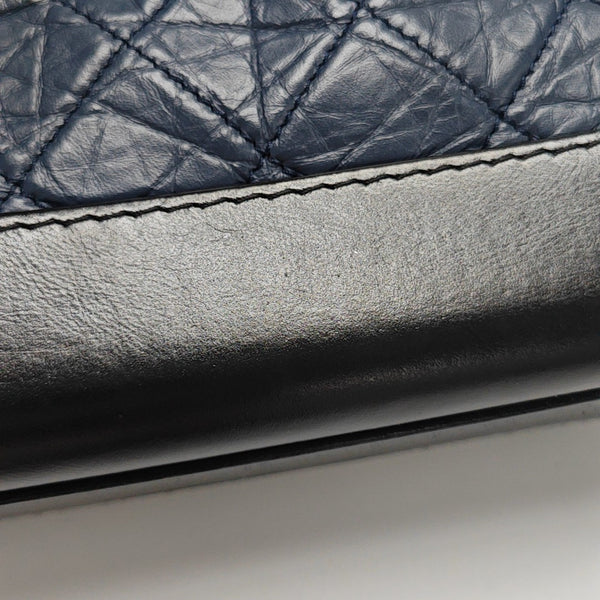GABRIELLE Small Quilted Calfskin Blue