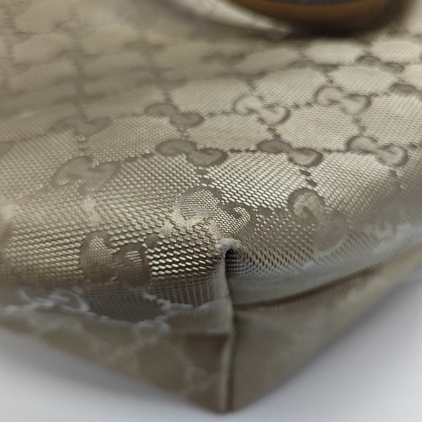 GG Imprime Monogram Coated Canvas Gold