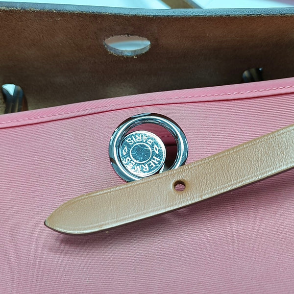 Authenticated pre-owned Herbag 31 Canvas Pink - Shoulder Bag at Looply