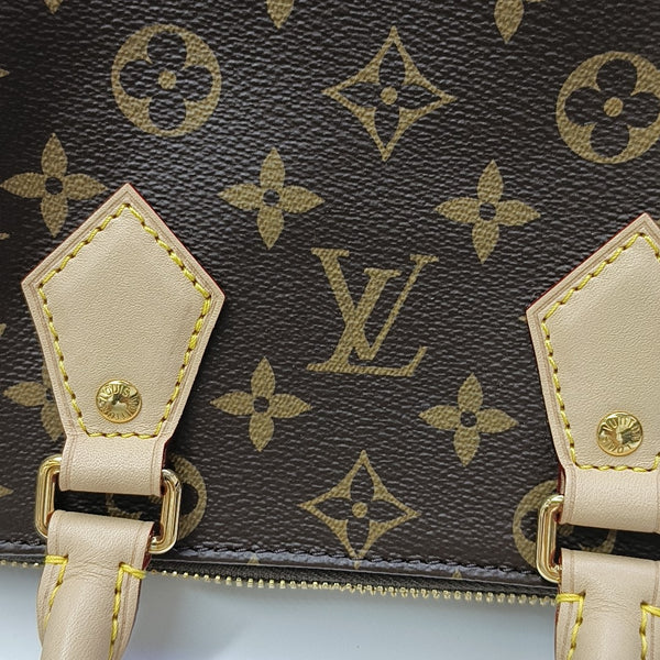SPEEDY 20 Monogram Coated Canvas Brown