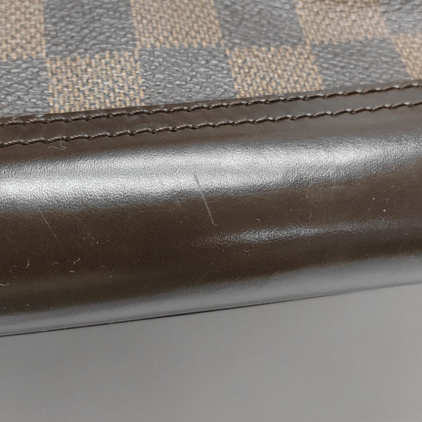 KNIGHTSBRIDGE Damier Ebene Coated Canvas Brown