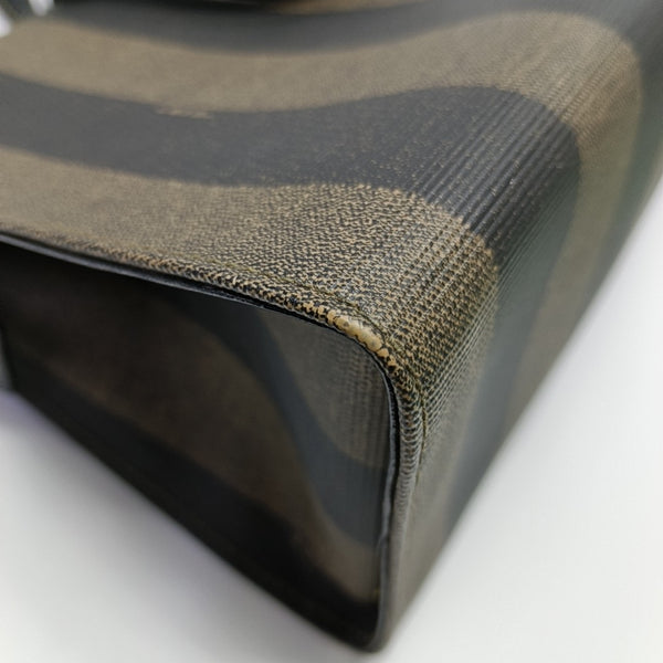Coated Canvas Shoulder Bag Multicolor
