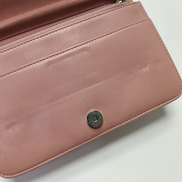 WOC Quilted Calfskin Pink