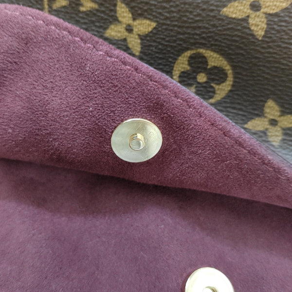 ALL IN GM Monogram Coated Canvas Brown