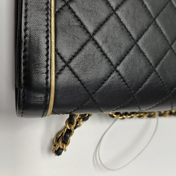 Quilted Lambskin Black