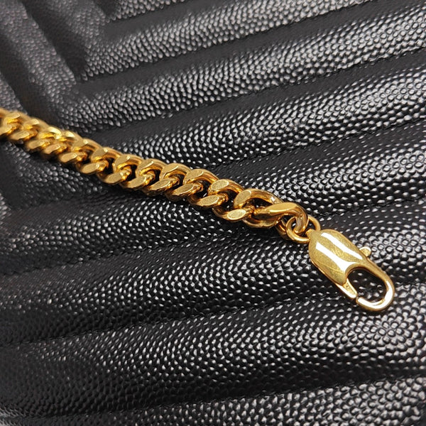 MONOGRAM WOC Chevron Calfskin Black