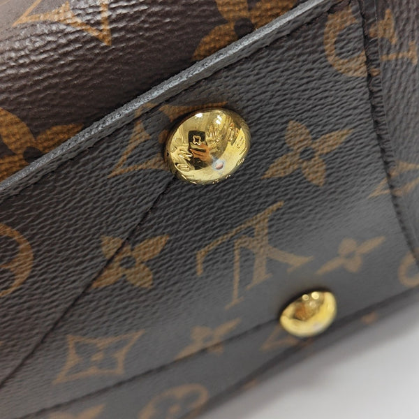 MONTAIGNE BB Monogram Coated Canvas Brown