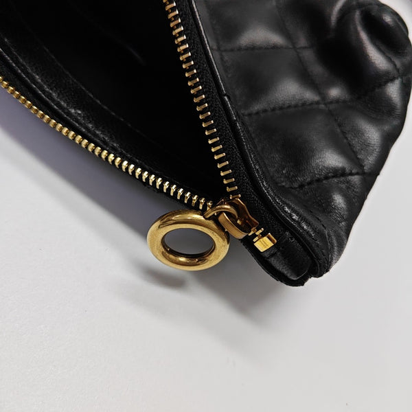 ICARE Extra Large Quilted Lambskin Black