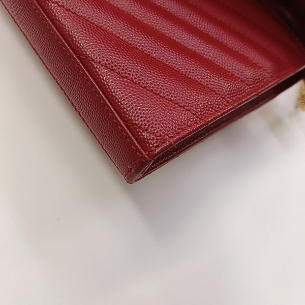 MONOGRAM Medium Quilted Calfskin Red