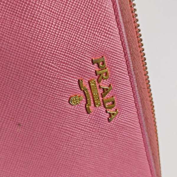 Saffiano Calfskin Wallet Pink