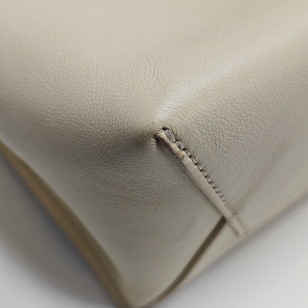 Calfskin Shoulder Bag Small White