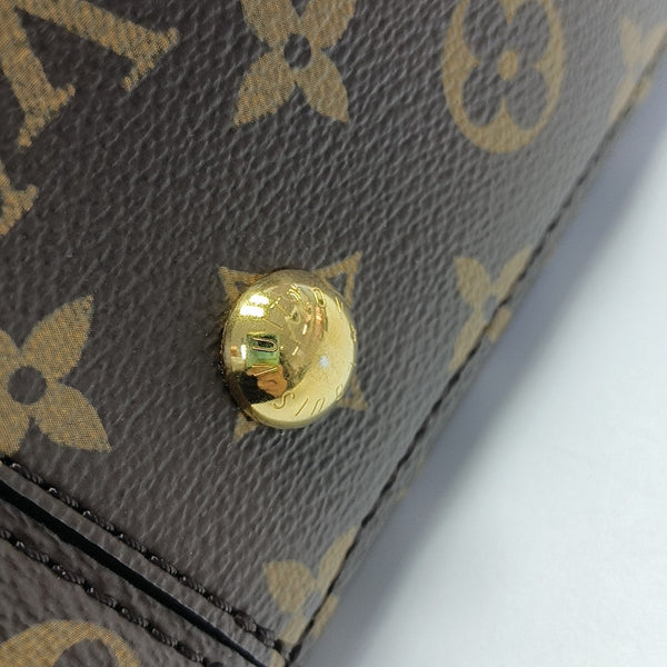 FLOWER Monogram Coated Canvas Brown