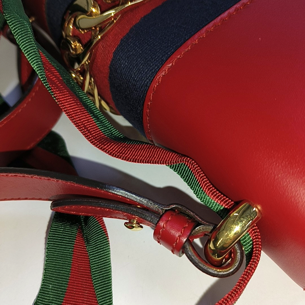 Authenticated pre-owned Sylvie Small Calfskin Red - Shoulder Bag at Looply