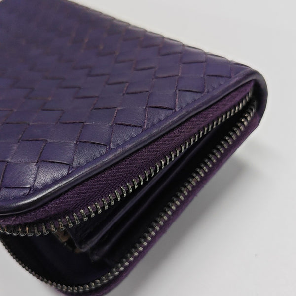 Lambskin Wallet Purple