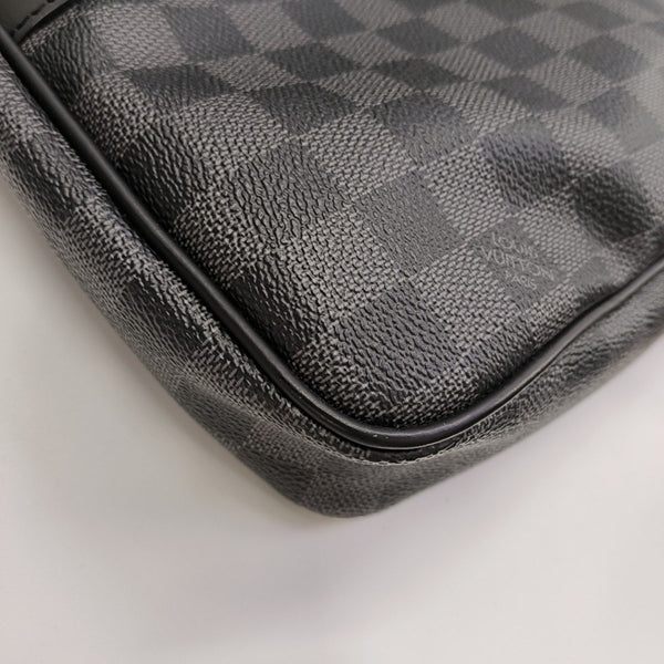 PORTE-DOCUMENTS PM Damier Graphite Coated Canvas Gray