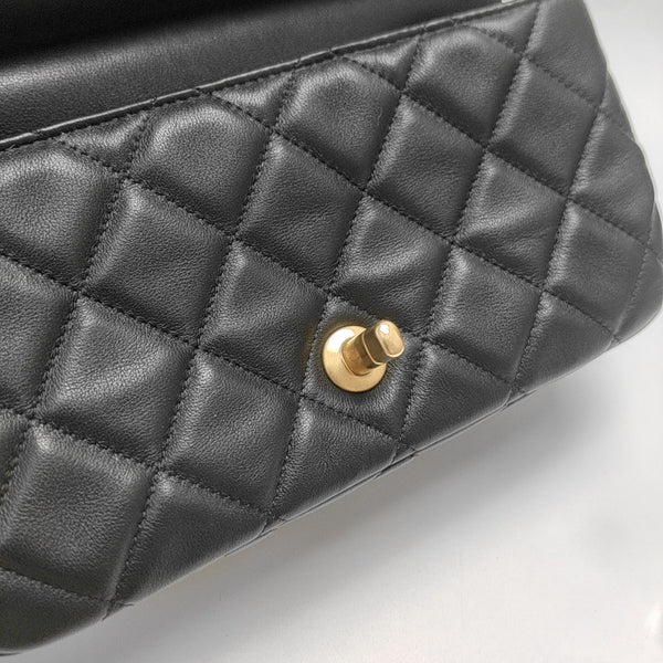 Quilted Lambskin Small Black