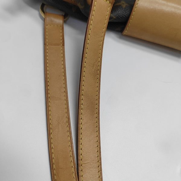 STRESA Monogram Coated Canvas Brown