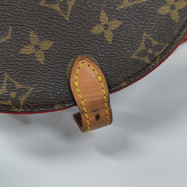 TAMBOURINE Monogram Coated Canvas Brown