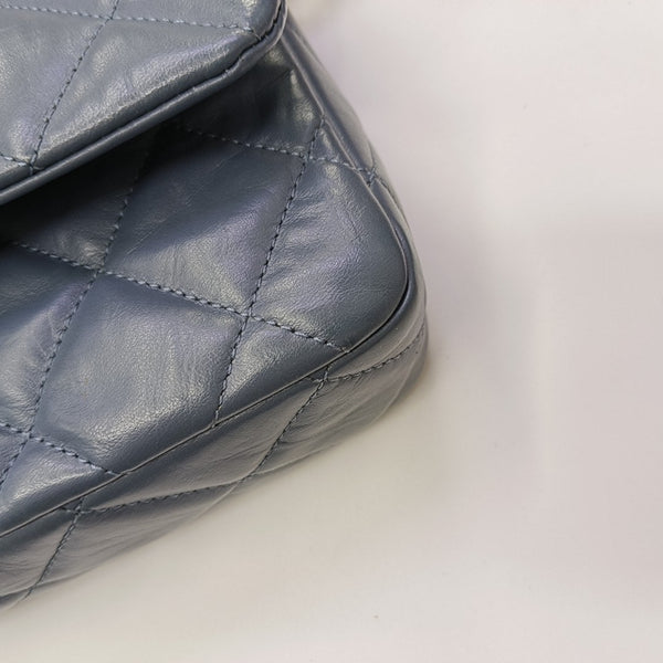 Quilted Calfskin Blue