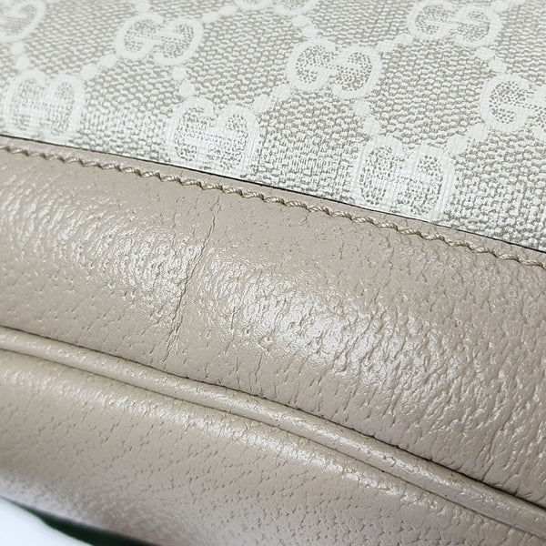 Monogram Coated Canvas Backpack Beige