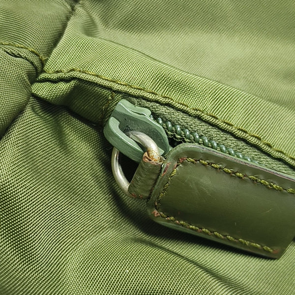 Nylon Shoulder Bag Green