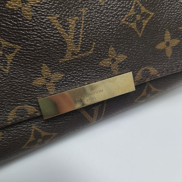 FAVORITE PM Monogram Coated Canvas Brown