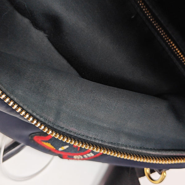 Fabric Backpack Blue