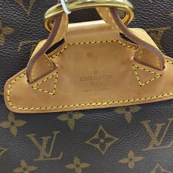 MONTSOURIS MM Monogram Coated Canvas Brown